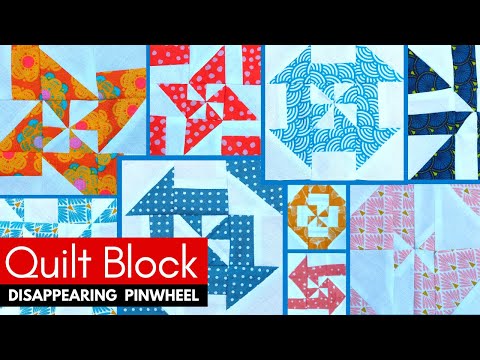 10 Ways to Make a Disappearing Pinwheel Quilt Block | Beginner Quilt Block Tutorial