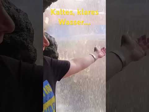 Artificial waterfall in the #afrykarium #breslau