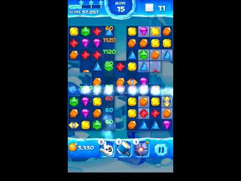 Jewel Pop Mania:Match 3 Puzzle Level 175 ( Ice Cream Town Episode ) - Walkthrough ( No Booster )