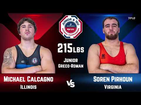 2024 USMC GR Juniors National Championship: Michael Calcagno vs Soren Pirhoun: 215 Lbs Finals