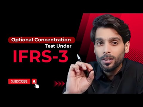 Optional concentration test under IFRS-3
