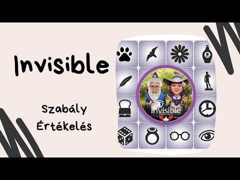 Szabina bemutat nektek: Invisible társasjáték játékbemutató és szabályismertető - Társasozz Okosan!