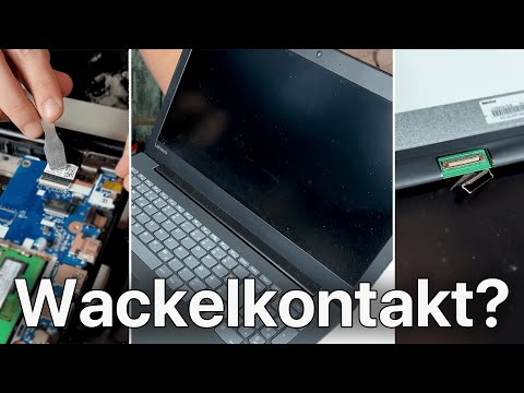 Lenovo ThinkPad - Bildschirm geht nicht an durch Wackelkontakt am Displaykabel