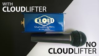Behringer XM8500, With or Without CloudLifter Test / Review