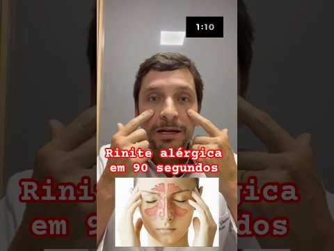 RINITE ALÉRGICA em 90 segundos. 🤧 #alergia #rinite #rinitealergica #sinusite