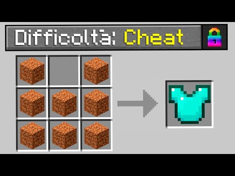 PROVO LA NUOVA DIFFICOLTA' CHEAT SEGRETA DI MINECRAFT ITA!!