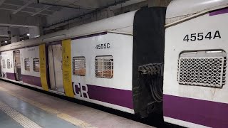 Mumbai's Old Retrofitted Local Train At Belapur Station 🚋🚋🚋🚋🚋🚋 #retrofittedemu #dcemu 💛🤎