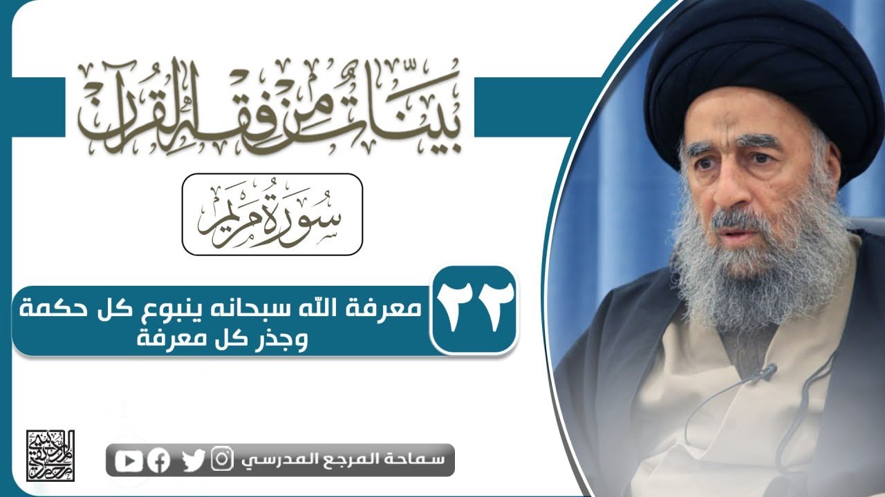 الدرس الثاني و العشرون