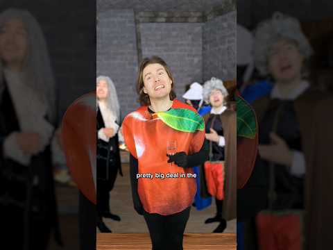 Isaac Newton's Apple 🍎 #comedy #apple #science #shorts