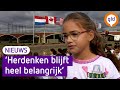 Kinderen bij herdenking Waalcrossing