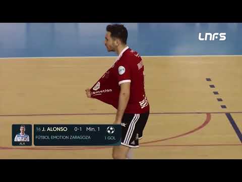 Gol Javi Alonso (0-1) Córdoba Patrimonio Humanidad - Fútbol Emotion Zaragoza. J23, 1Div. LNFS