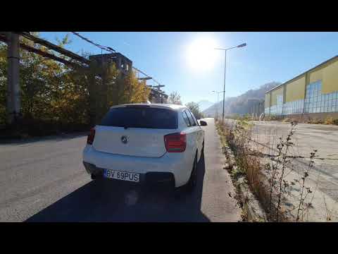 BMW F20 116i - rear muffler change sound check