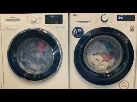 Wash Race Blomberg RapidJet LWF194520QW Vs LG Direct Drive F4Y510WBLN1 Cottons 40 1400rpm