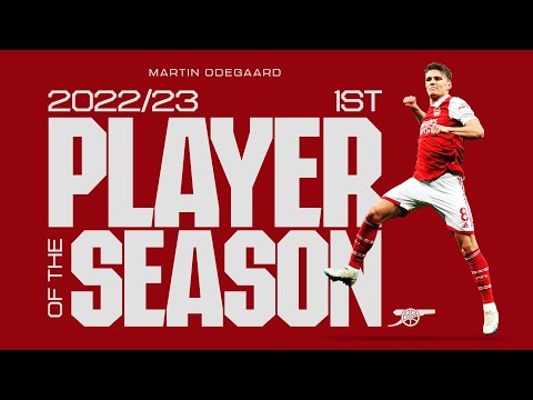 Arsenal 2022/23 men's Player of the season | First place: Martin Odegaard