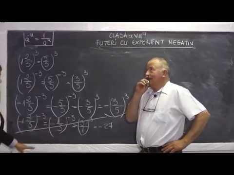 1/2 Lectia 578 - Operatii cu puteri cu exponent intreg si baza numar rational - Exercitii - Clasa 7