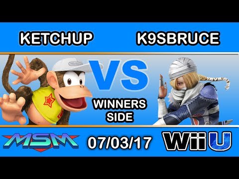 MSM 103 - SNG | Ketchup (Diddy Kong) Vs. MF LH | K9sbruce (Sheik) Winners Side