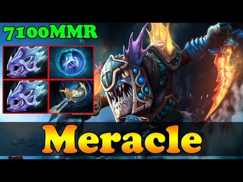 Meracle 7100 MMR Plays Slark Vol 6   Ranked match Gameplay Dota 2