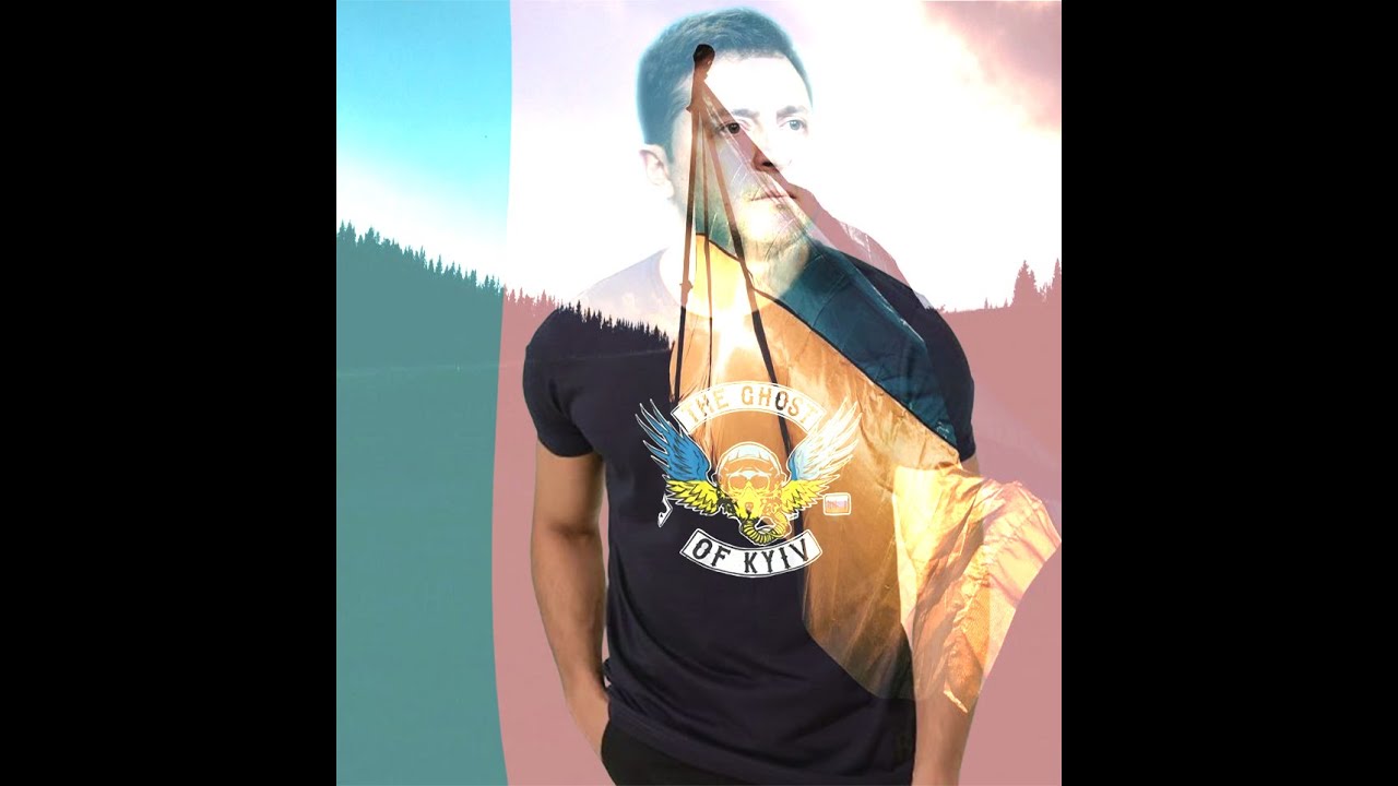 The Ghost of Kyiv, Stand With Ukraine Tee Shirt