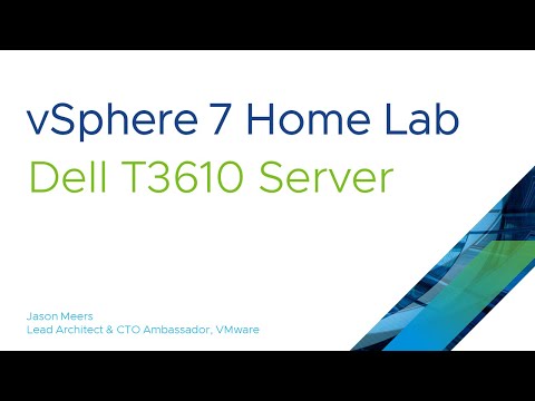 Jason Meers - VMware vSphere 7 home lab - Dell T3610 server