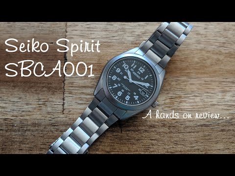 Seiko Spirit SBCA001 quartz field watch - hands on review
