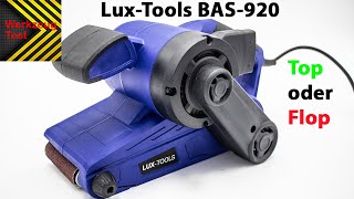 Bandschleifer Lux-Tools BAS-920 - Werkzeug Test