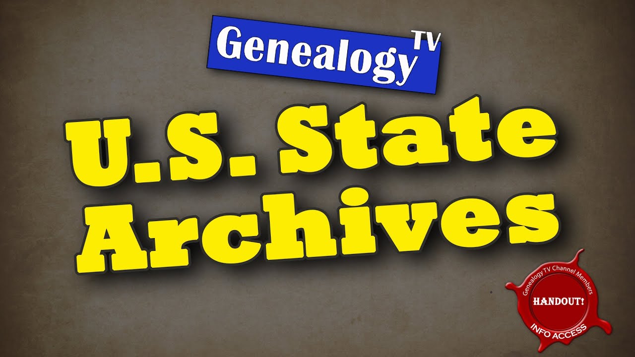 How to Research at U S  State Archives Digital Collections