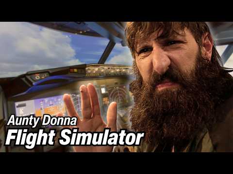 Aunty Donna fly a Plane