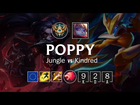 Poppy Jungle vs Kindred - EUW Challenger Patch 8.21