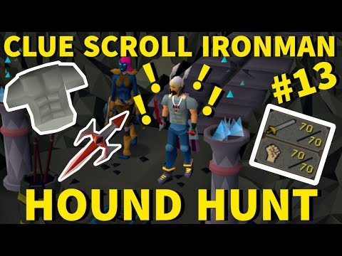 HUGE ACCOUNT UPGRADES! - Clue Scroll Ironman #13 (Hound Hunt)