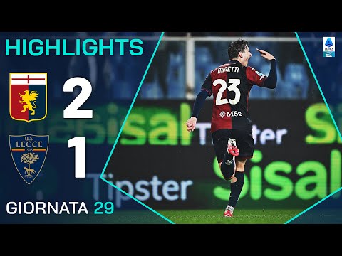 GENOA-LECCE 2-1 | HIGHLIGHTS | 29ª GIORNATA | SERIE A ENILIVE 2024/25