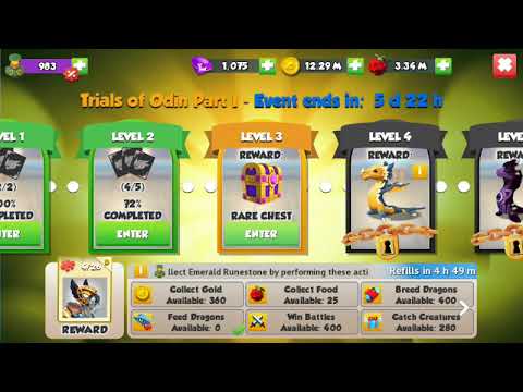 Dragon mania legends - Trials of Odin level 3 #42