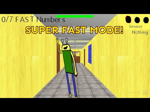Nathan's Basics With Super Fast Mode! [Baldi's Basics Mod]