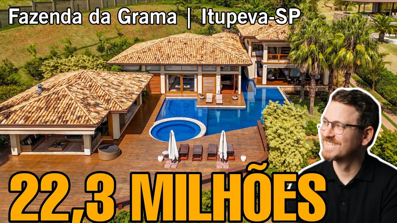 Casa de CAMPO LUXUOSA com estilo PRAIANO 📍 Fazenda da Grama - SP