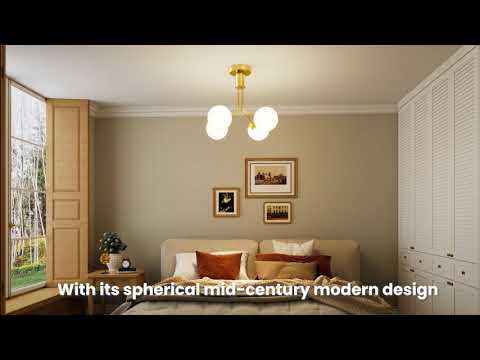 Satellite Semi-Flush Mount Light