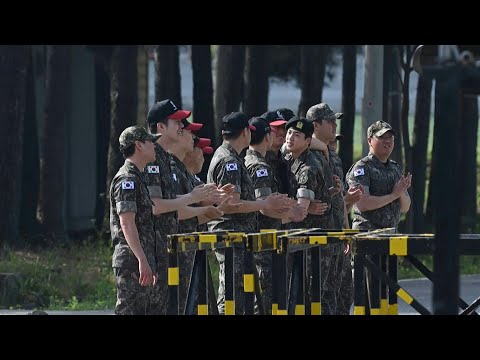 BTS star Jin finishes South Korean military service | AFP