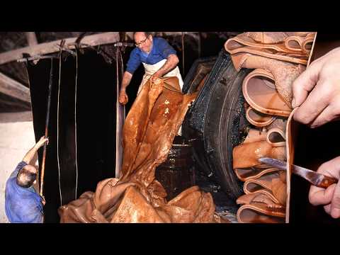 The tanner. Transforming raw hides into leather | The shocking process that no one shows