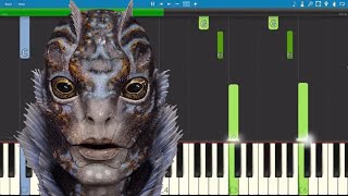The Shape Of Water Piano Tutorial - Alexandre Desplat - OST