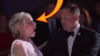 This Bride Was Dancing with Her Dad on Her Wedding Day Then Suddenly He Turned Her Toward the Stage