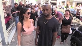 Kanye West Protects Kim Kardashian From Questions Prior to Lavish Wedding | Splash News TV