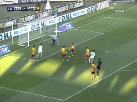LECCE-Chievo 3 a 2 del 12 dicembre 2010 (telecronaca primo tempo)