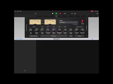 Testing the auv3 plug-in from 4pockets in GarageBand