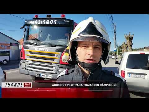 Accident pe strada Traian din Câmpulung ( 19 05 2022 )