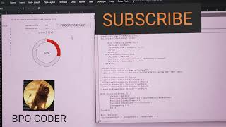 How to create a Progress chart in vba excel | create a progress or circle chart in vba excel