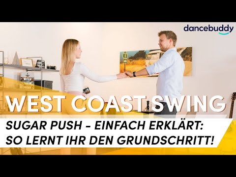 West Coast Swing tanzen lernen: GRUNDSCHRITT & SUGAR PUSH // Tutorial für Anfänger (12 Min.)