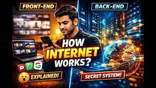 Internet Ka Sach 😱 | Server se Ghar Tak Internet Kaise Aata Hai? #internet #underseacables