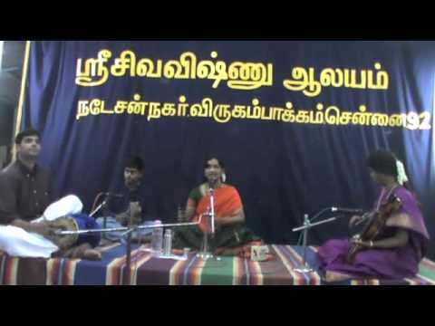 MANASVINI SINGS FOR YOU - Tiruppugazh - Yaman Kalyani.m4v