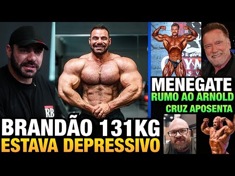 DEPRESSED: BRANDÃO SHOWS OFF HIS CURRENT SHAPE, HE WAS DEPRESSED AND EXPLAINED IT + MENEGATE IN OHIO