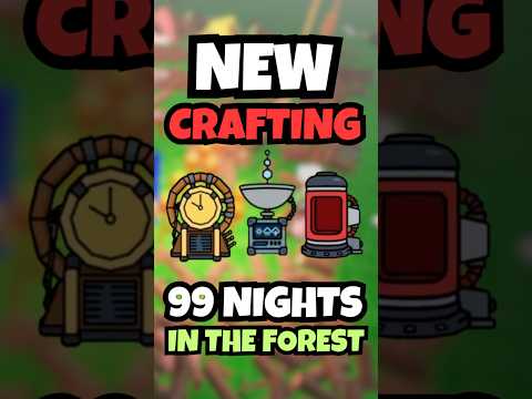 All New Tier 5 Crafting Items! 🔨 – 99 Nights in the Forest (Crafting Update) - Roblox