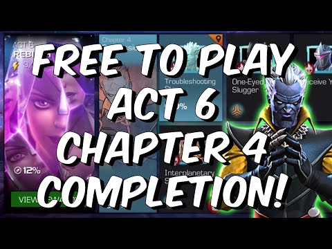 Free To Play Act 6 Chapter 4 Completion - Grandmaster Final Boss Fight - Marvel Contest of Champions