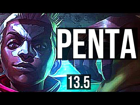 EKKO vs RENEKTON (MID) | Penta, 6 solo kills, 1.3M mastery, 300+ games | KR Master | 13.5